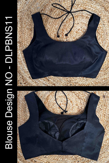 Trendy and Fashionable Black Sleeveless Blouse